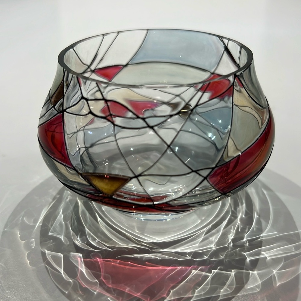 PartyLite mosaic votive candle holder